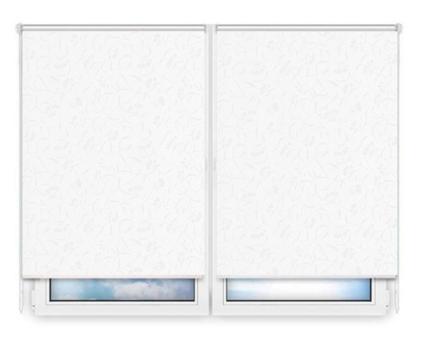 Рулонные шторы Мини Рябина белая цена. Купить в «Мастерская Жалюзи»